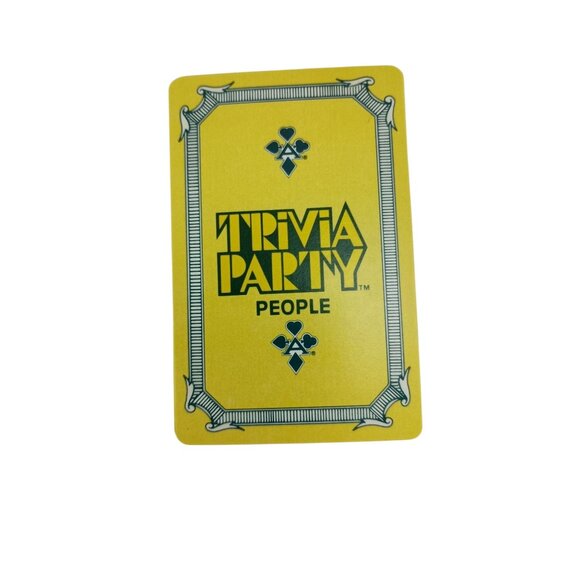 Trivia Party Card Deck Hollywood People Ed. Pub. 1980 Vintage - Picture 4 of 4